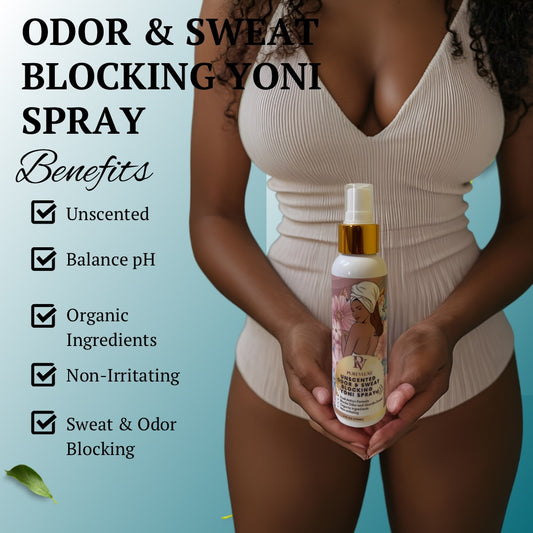 Unscented Yoni Odor & Sweat Blocking Spray